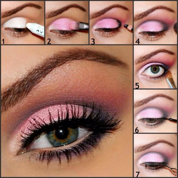 Pink & Navy Wedding Eyeshadow Tutorial by Roya Fadai