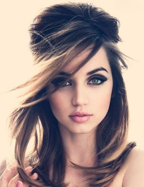 Romantic Beehive Hairstyle for Medium Hair