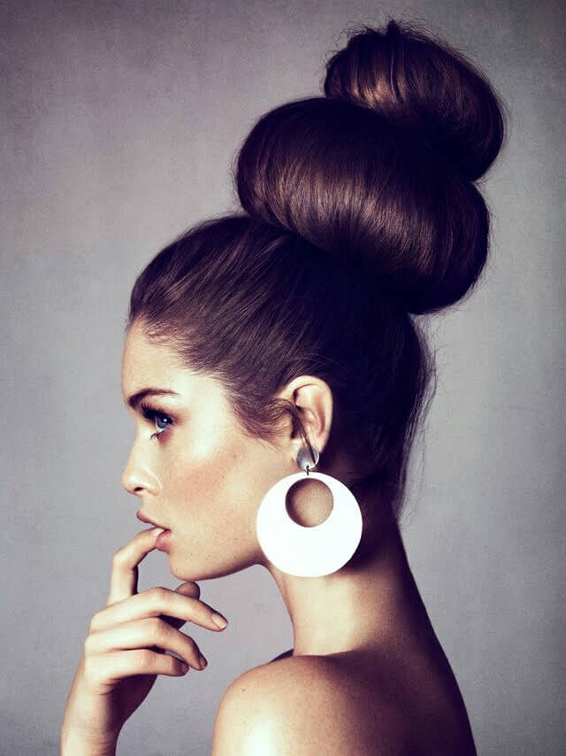 Avant Garde Hair: Beehive Double Bun