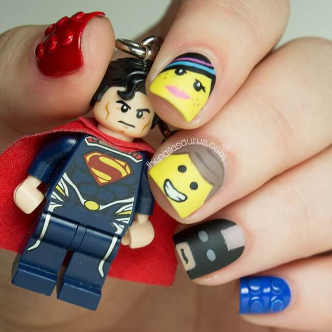 Lego Nail Art | The Nailasaurus