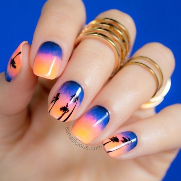 Tropical Nail Art | SoNailicious