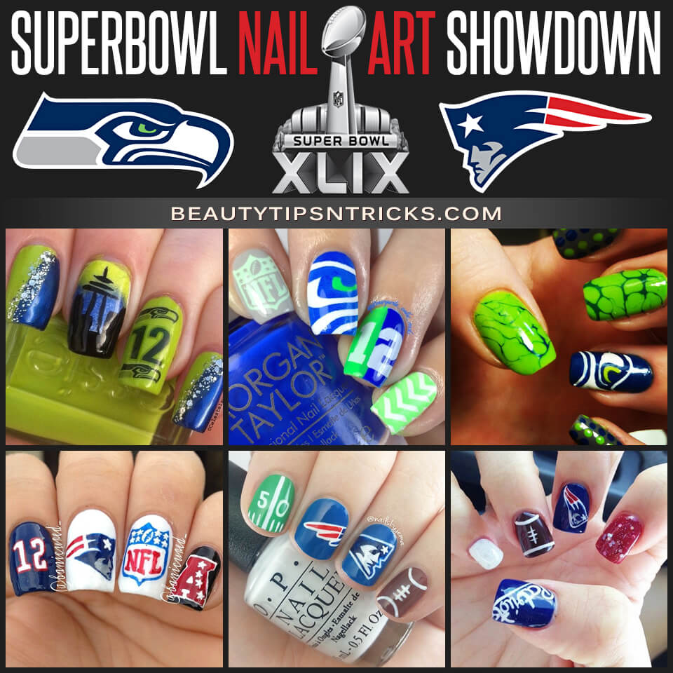 Football Nail Art | Beautytipsntricks.com