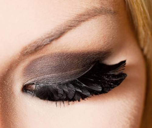 Feather Eyelashes - Creative Falsies