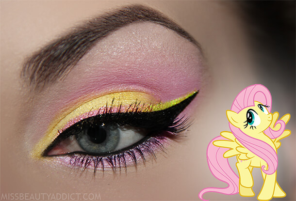 My Little Pony Inspired Makeup Looks: Fluttershy