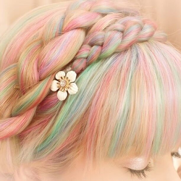 Braided Pastel Hair by Erica Knoop