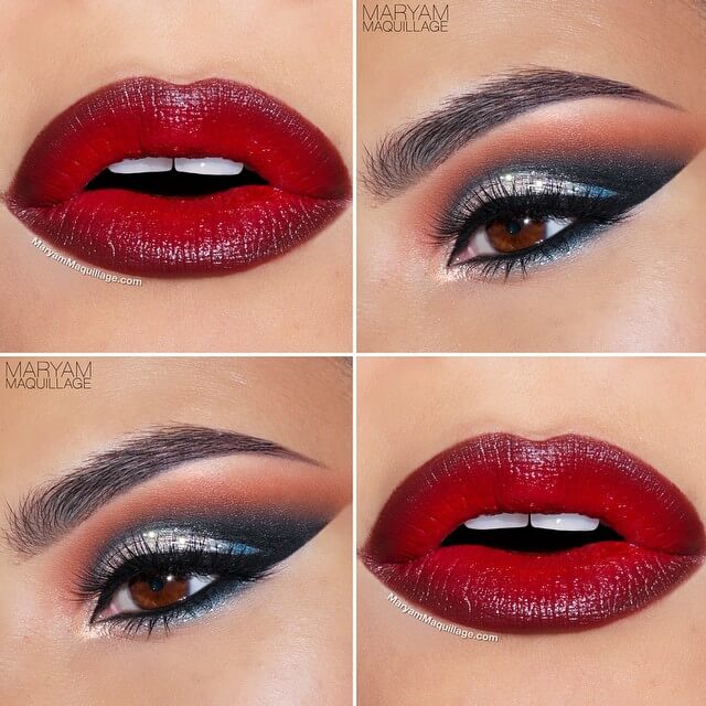 Smokey Eyes Vamp Lips by maryamnyc