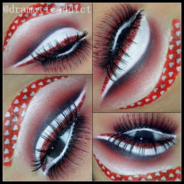 Valentine's Day Eye Art by Dramatic Addict