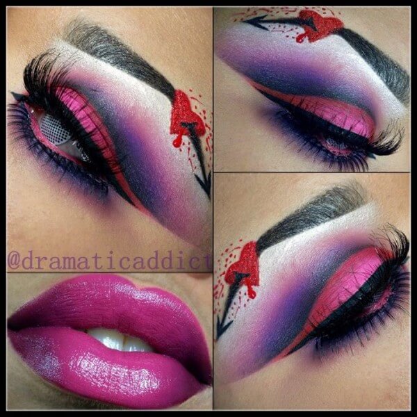 Valentine's Day Eye Art by Dramatic Addict